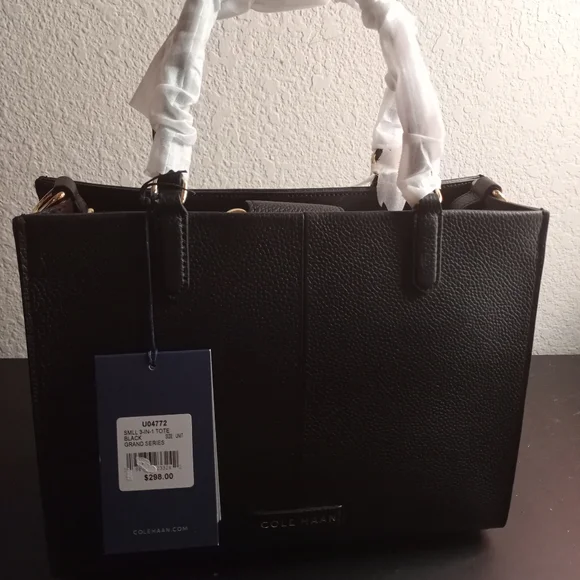Cole Haan Bags Brand New Cole Haan Small Black 3in Tote